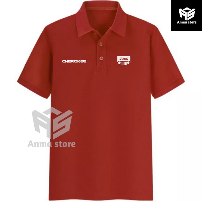 Kaos Kerah Polo shirt Jeep Cherokee Terbaru