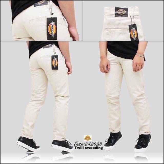 BIG SIZE 36 38 Celana  chino Dickies  panjang pria katun 