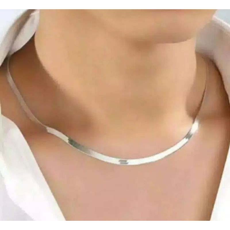 terbaru di toko Cicastoree / Kalung titanium pria dan wanita