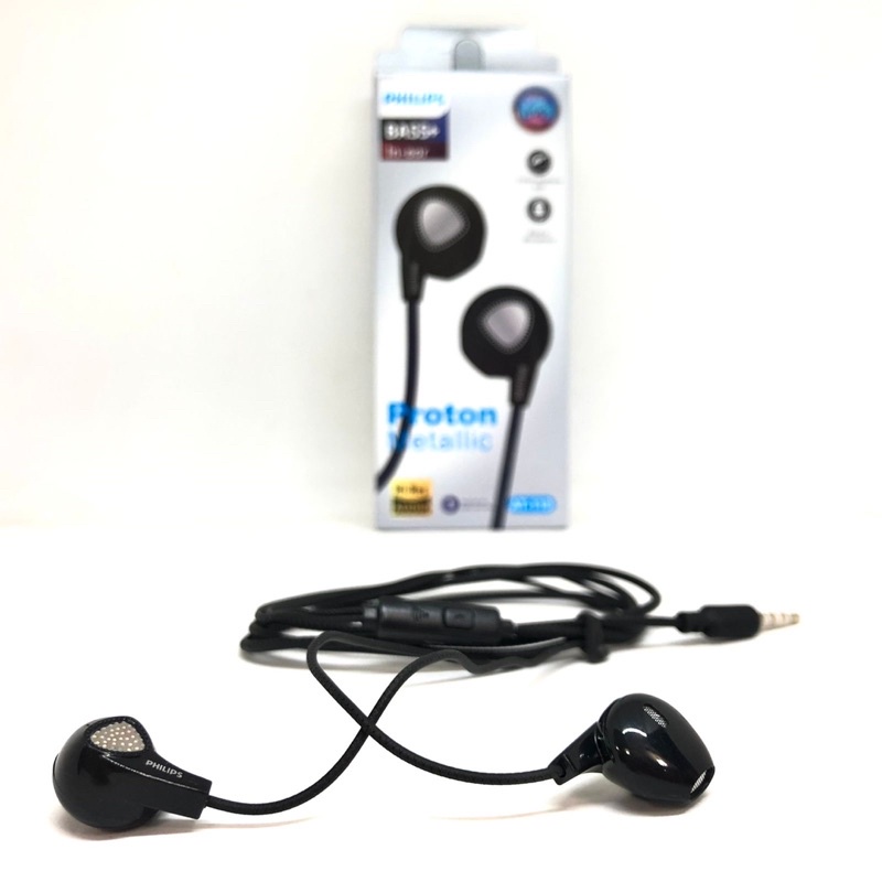 Ready Stok PROMO HANDSFREE PHILIPS NEW AT119 BASS+ IN EAR EARPHONE AT-119 EXTRABASS SERIES