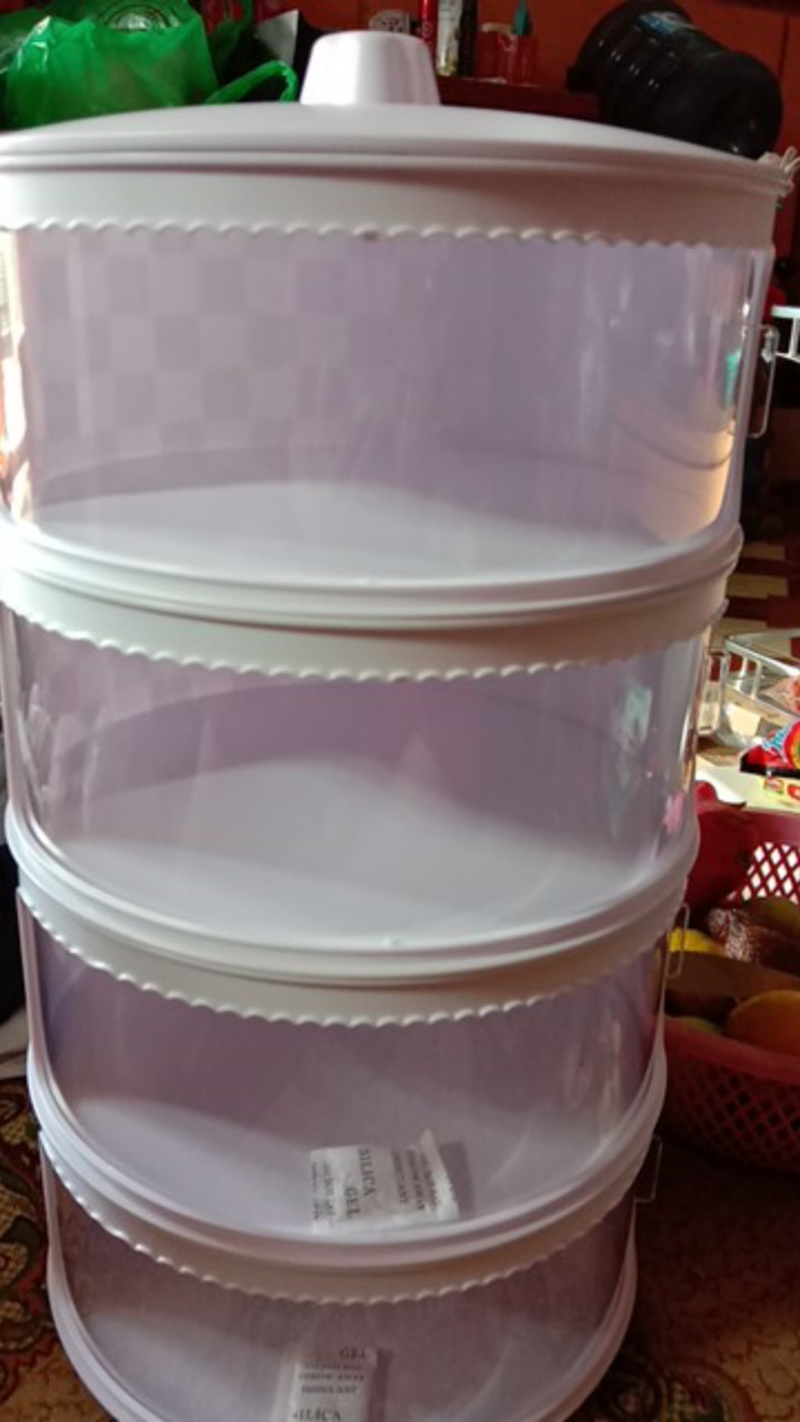 Ready Stock Food Storage 4 Susun Putih