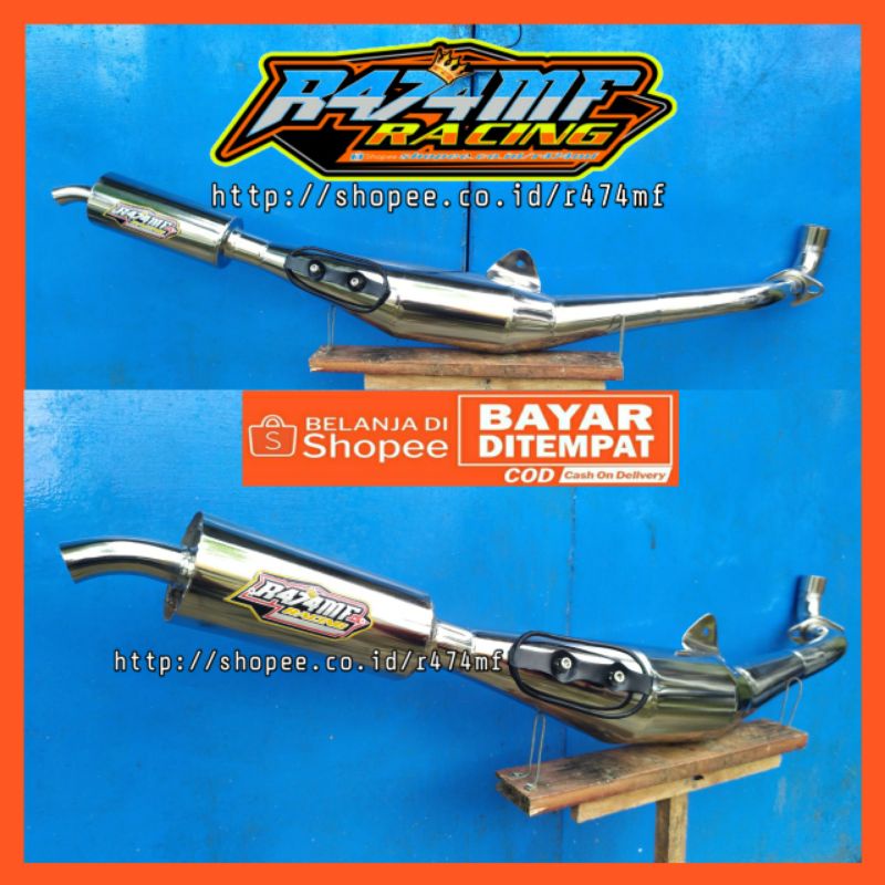 Knalpot Fizr Fiz r F1zr Force1 Standar Racing Tameng / Knalpot Fizr Standar Racing Krum Tameng
