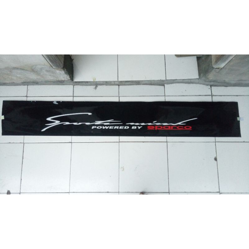 Promo Stiker Kaca depan belakang Mobil Sport Mind by costum honda ayla ertiga suzuki dll