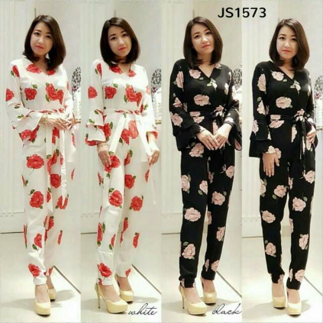 flowery jumpsuit