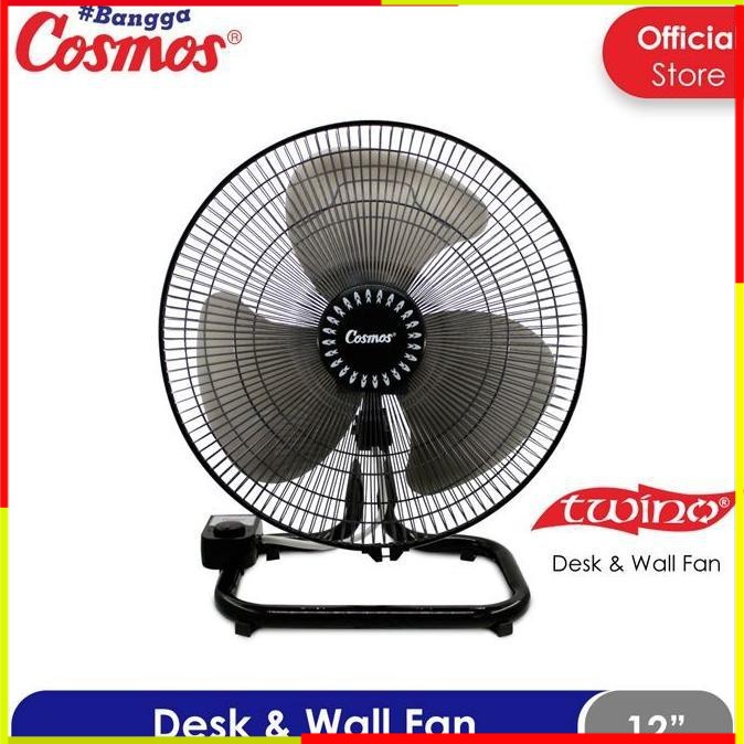 KIPAS ANGIN MEJA DINDING COSMOS 12PDA WALL FAN LISTRIK GANTUNG TEMBOK MINI KECIL COSMOS ELEKTRONIK M