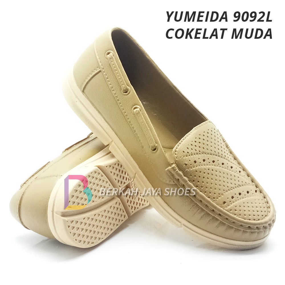 Sepatu Wanita / Sepatu Karet Wanita / Sepatu Flat Shoes Karet Wanita Yumeida 9092 L Anti Air