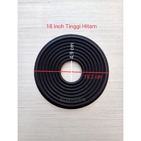 Damper Speaker 18 Inch Tinggi Hitam