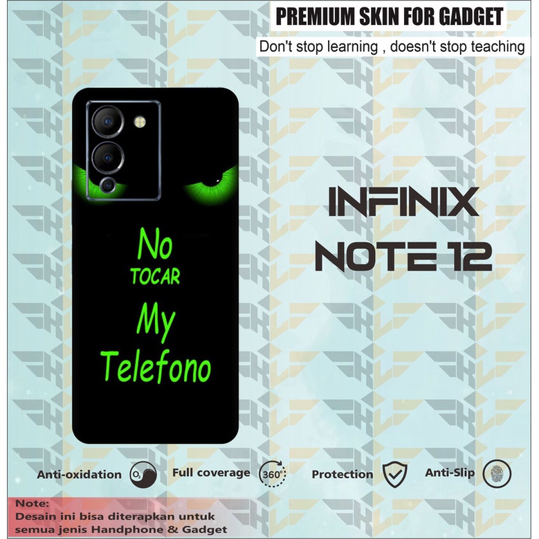 GARSKIN HANDPHONE 2PCS INFINIX NOTE 12 BLACK