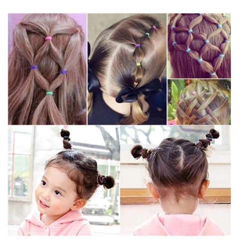 KARET JEPANG DOT MINI - KARET KUNCIRAN RAMBUT - IKAT RAMBUT ANAK / IR020