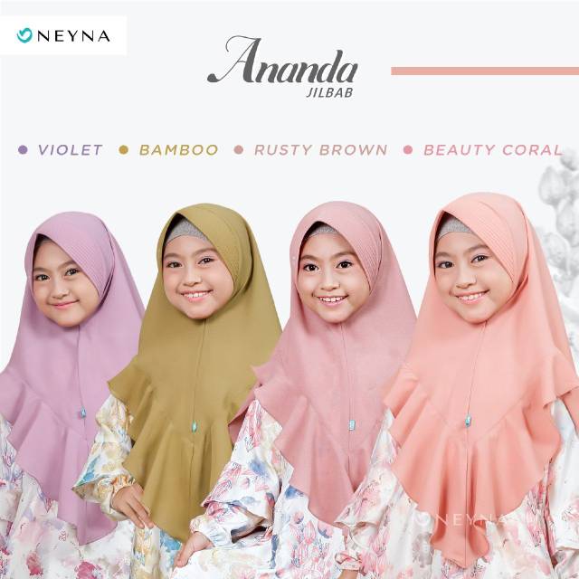 Ananda jilbab by neyna jilbab anak hijab anak jilbab couple ibu anak jilbab anak cantik jilbab bayi