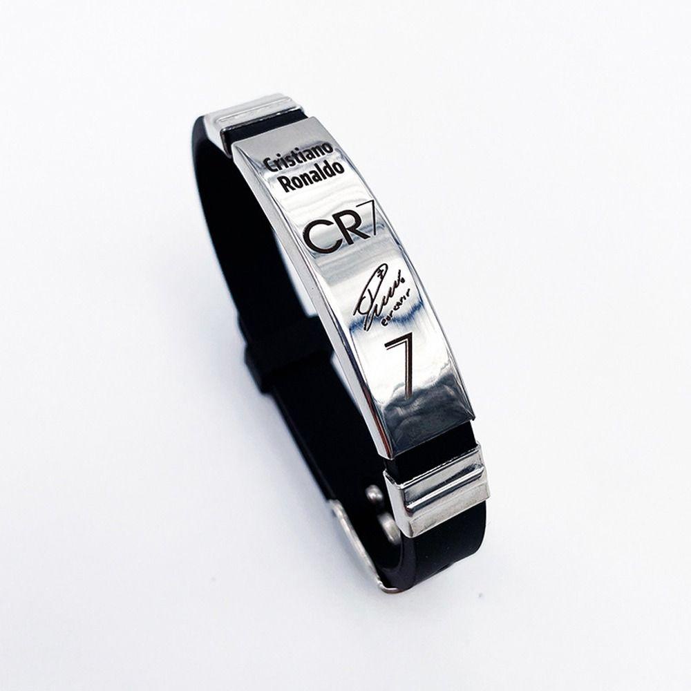 NEEDWAY Needway Olahraga Gelang Tangan 1 Pc Basket Fans Hadiah Perhiasan Basket Bintang Diukir Peregangan Gelang Basketall Pemain Bangles