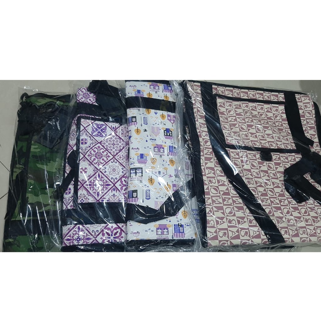 Pet Carrier 2in1 jinjing dan selempang motif LV