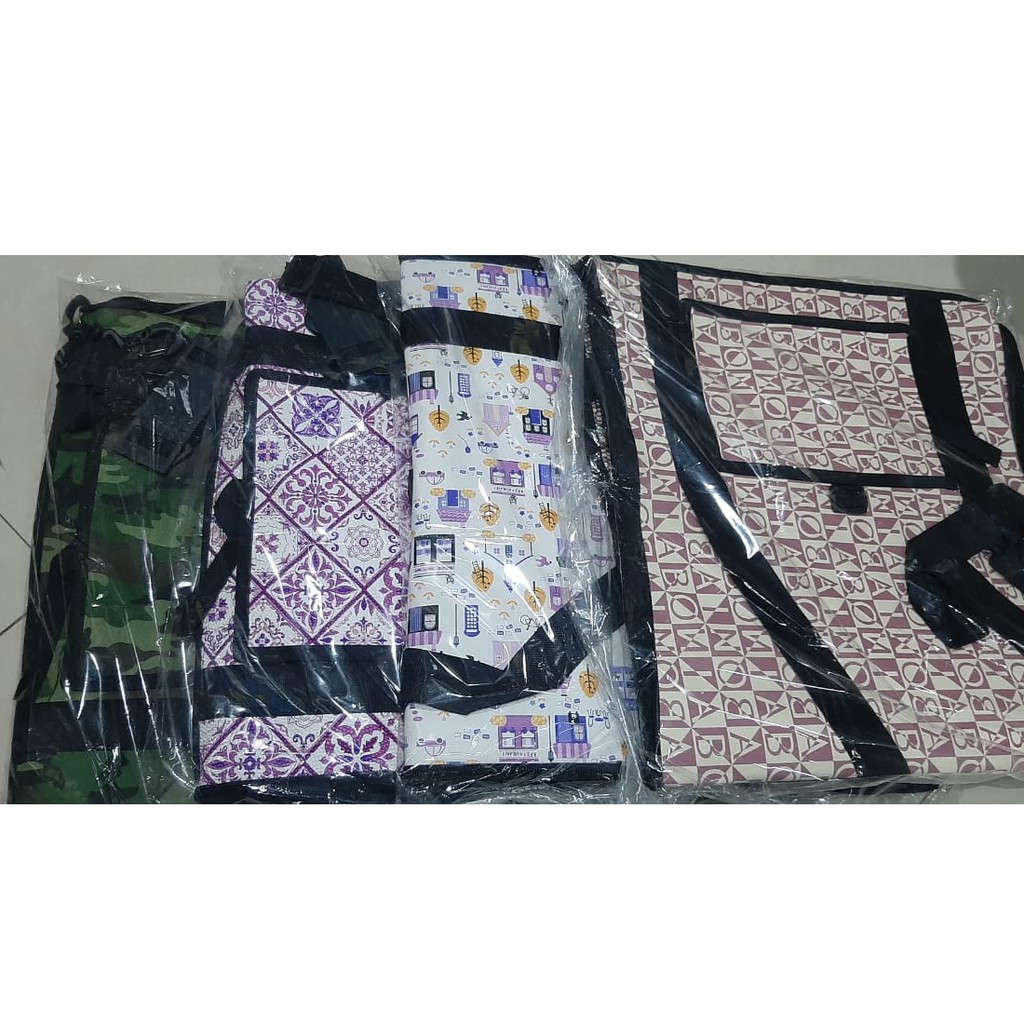 Pet Carrier 2in1 jinjing dan selempang motif LV