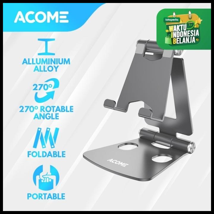 Acome Phone Stand Holder Tablet Ipad Iphone Alluminium Alloy Ah01