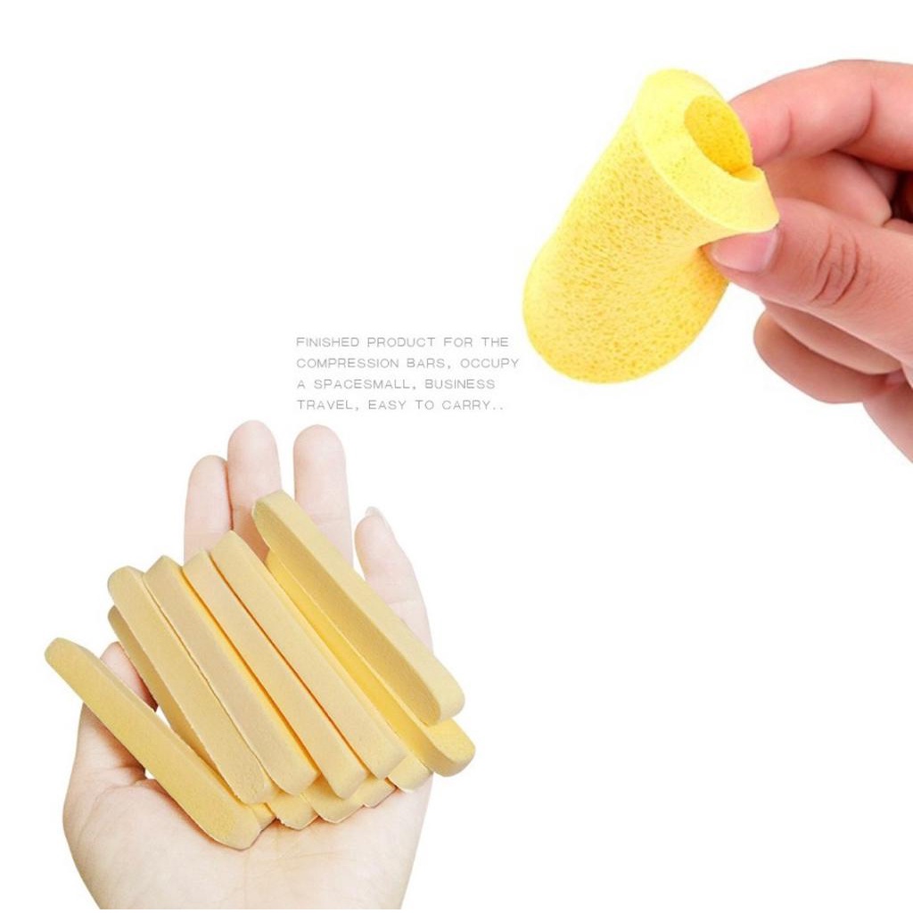 Compressed Facial Sponge / Spon Kentang Beauty / Sponge Stick 12 batang