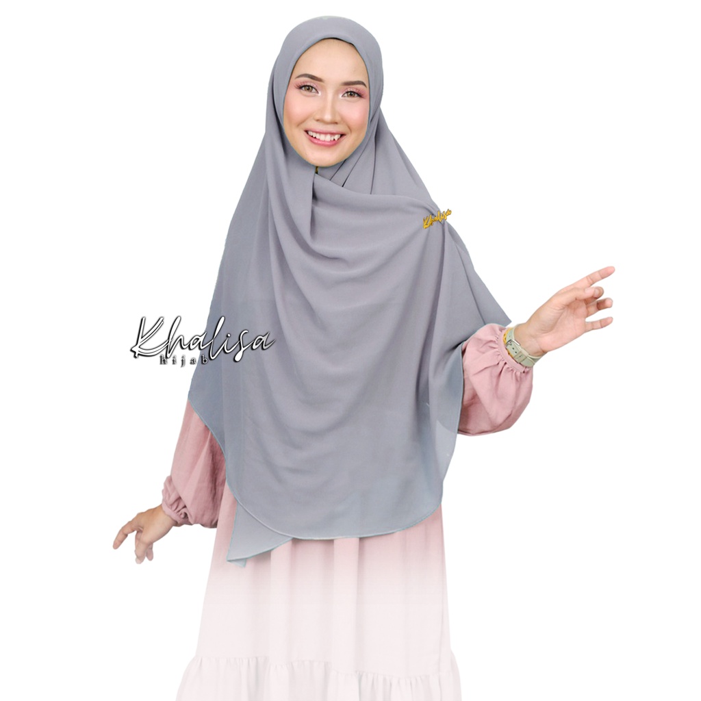 Hijab Segi Empat Oval 140x140 Jumbo Khalisa Hijab Series