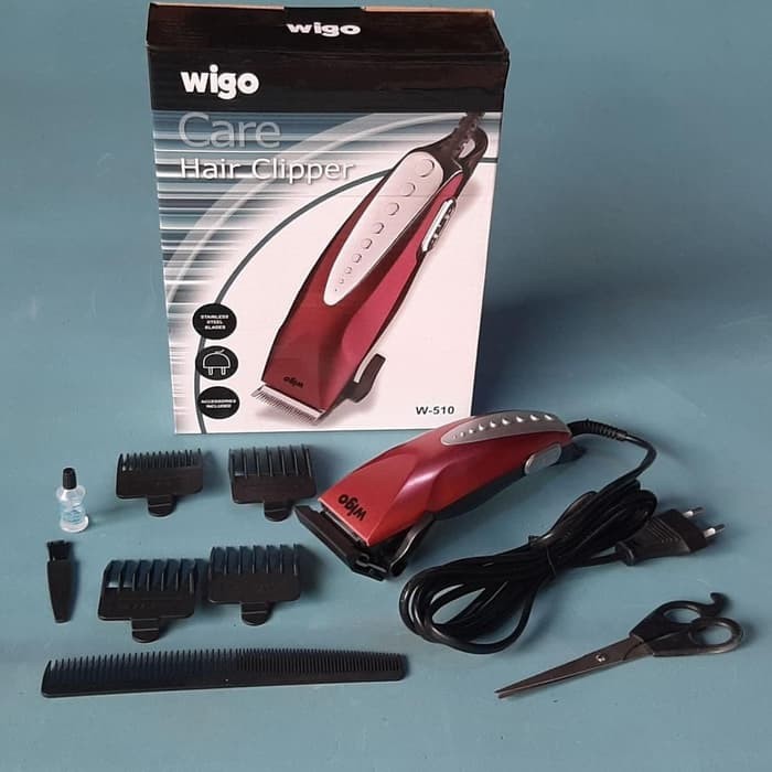 Wigo W- 510/W-520,  Clipper Wigo ,Cukur Rambut , Clipper , Mesin Potong Rambut