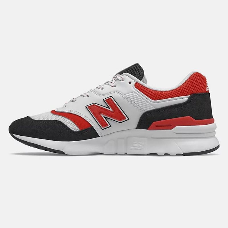 New balance 997 white/red