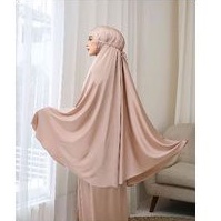 mukena kienka warna brown