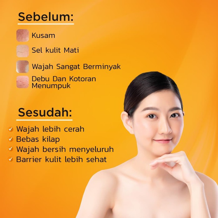 ERHA Sabun Wajah ECS Exfoliating Cleansing Scrub BHA Niacinamide - Kulit Berminyak