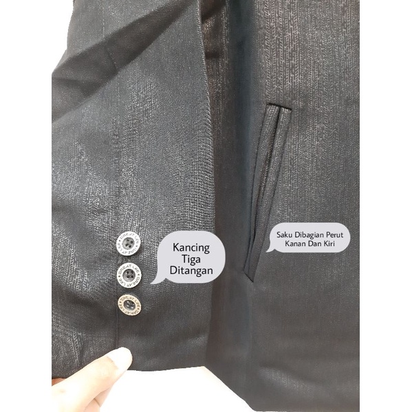 JAKET SEMIJAS JAS JASKET PRESIDEN SBY MOTIF BUFFALO TEBAL | Semi Jas Premium Salur Motif Zig-Zag | Seragam Pesantren, Pengajian, Majlis Taqlim, Relawan, Acara Keagamaan, Guru, Hadiah Orang Tua | by~ Greatlee Kaleva