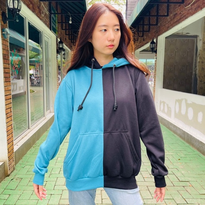 Kudou x Metro Hoodie Blue Inverted Cotton Fleece