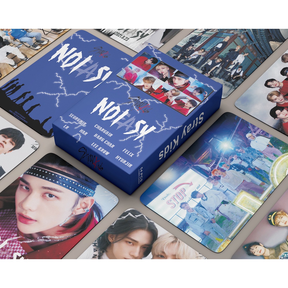 54pcs Kartu Lomo Foto Album Kpop Stray Kids No Easy 2021