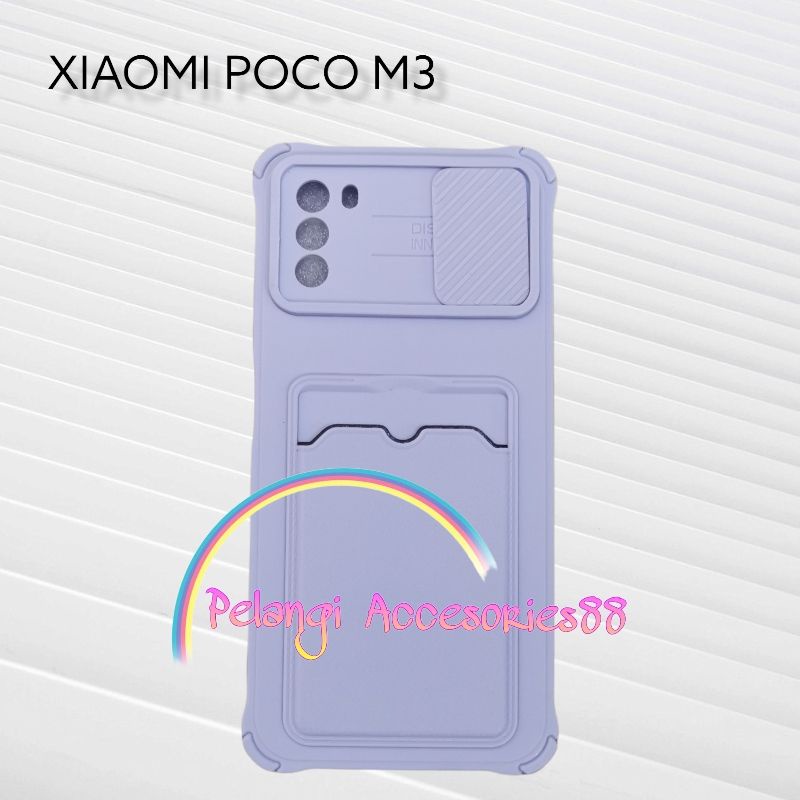 CASE XIAOMI POCO M3 SOFTCASE SLEDING WARNA WARNI