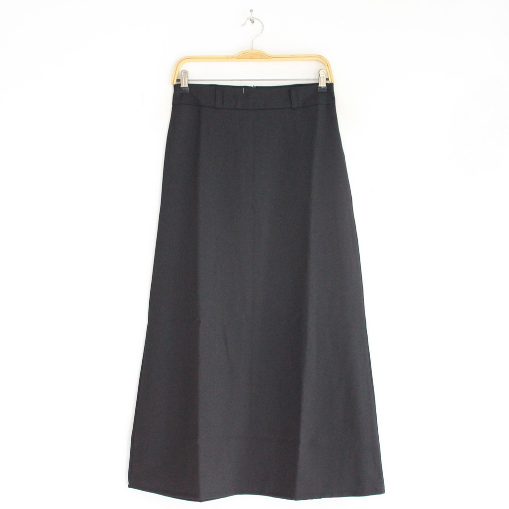 Rok Kerja Model A / Rok Kantor (04)-Hitam