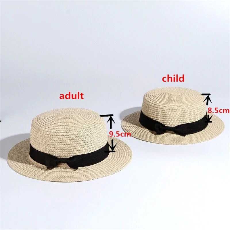 GS8pro Boater hat pork pie hat topi pantai dewasa | Topi Boather Hat DEWASA / Topi bulat dewasa / topi pantai bulat Jiangxihuitian Topi Pantai Panama Summer Sun Beach Straw Hat CW48