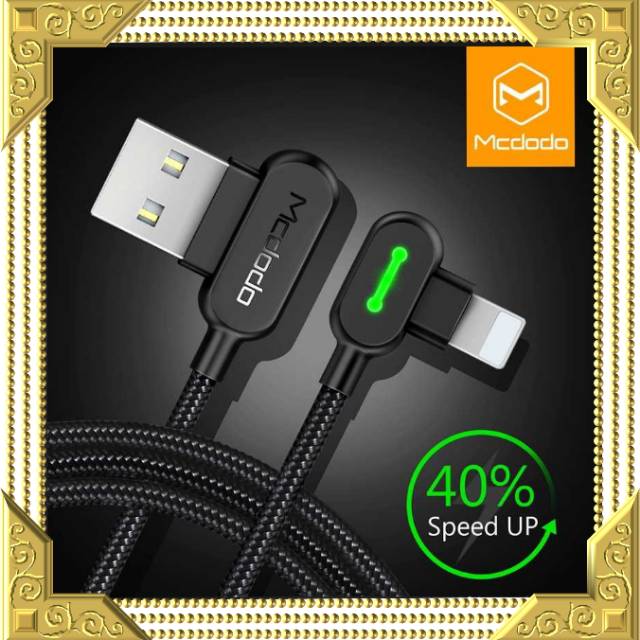 PB - MCDODO Kabel Charger USB Type C Braided L Shape - CA-5281/82