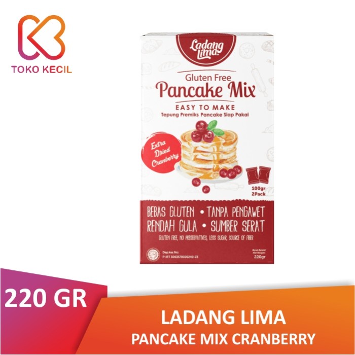 

Ds11D0 Ladang Lima Tepung Pancake Mix 220 Gr G6040B