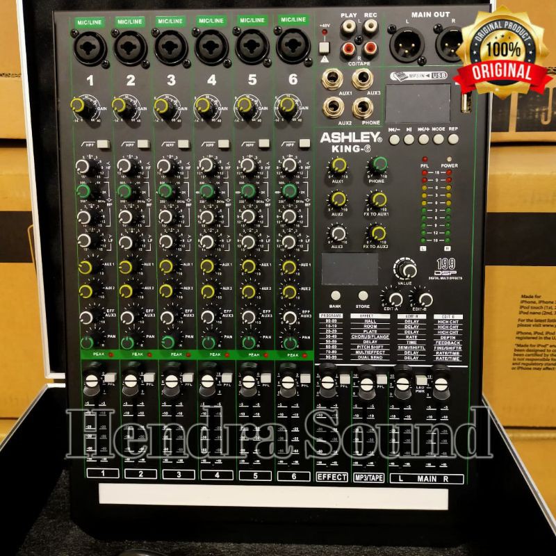 Mixer Audio Ashley King 6 (6 Channel)