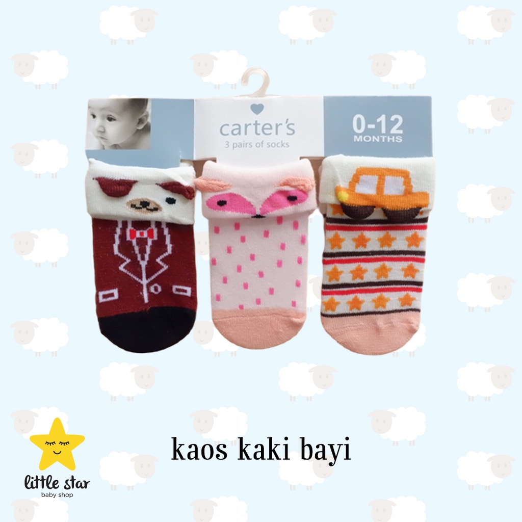 3 PSG - Carters Kaos Kaki Bayi | Baby Socks