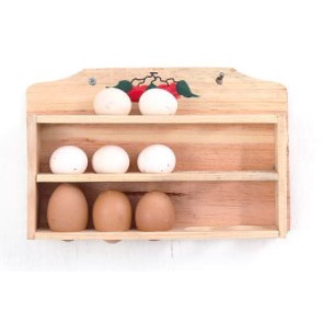rak telur susun 3 kayu murah / rak dinding tempat telur kayu / wadah telur murah minimalis / rak