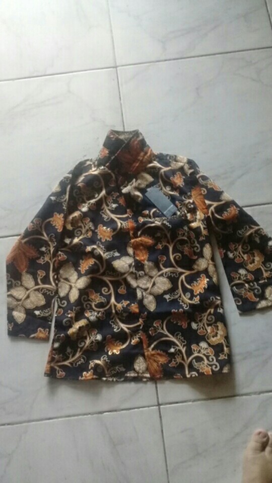 Kemeja Batik Prada Anak Lengan Panjang
