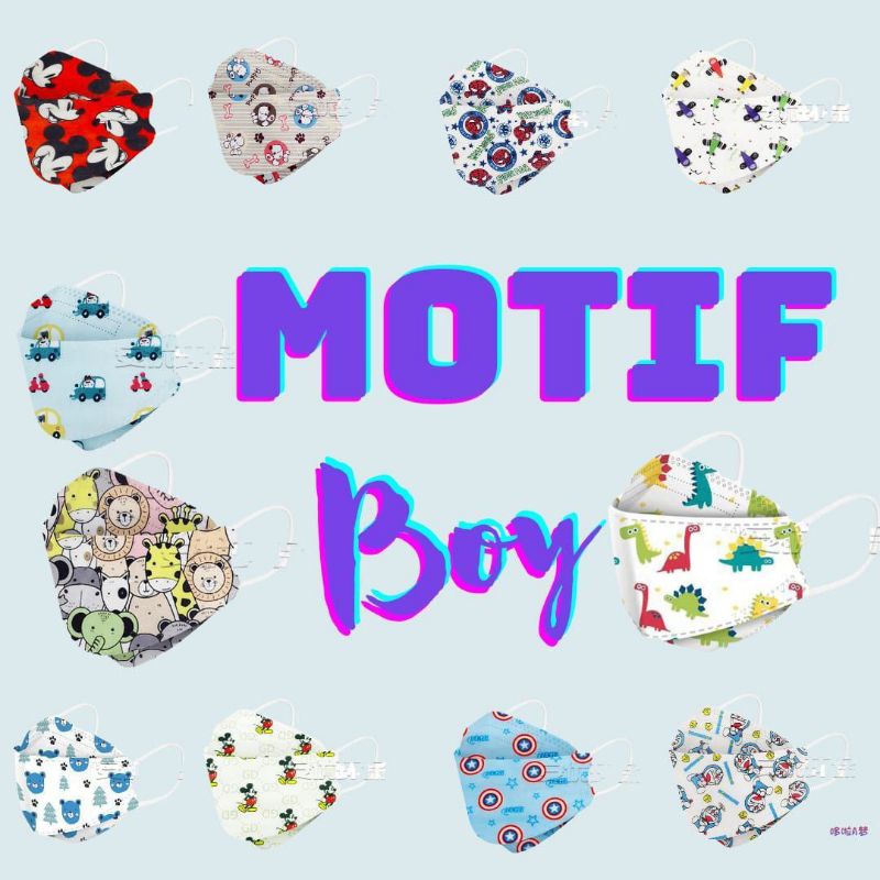 masker anak knf94 boy or girl