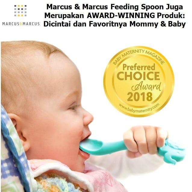 Marcus And Marcus Silicone Feeding Spoon