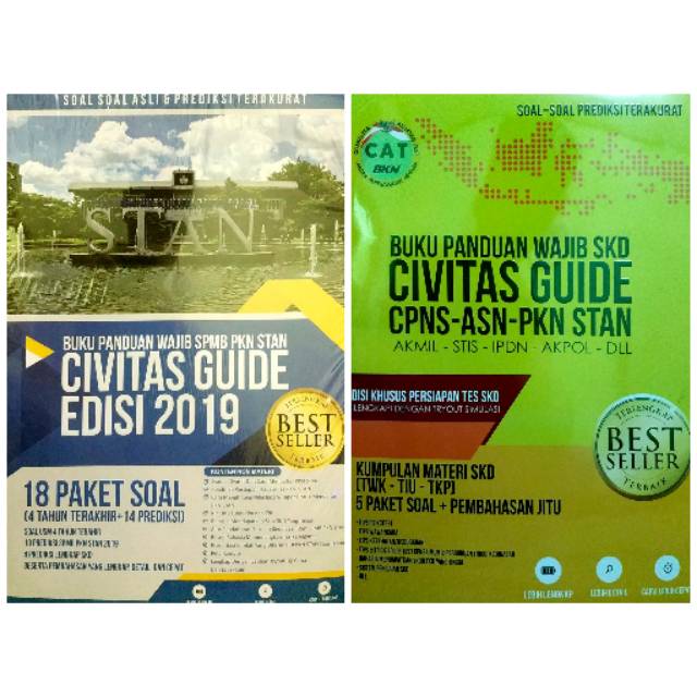 Buku USM STAN Civitas Guide Edisi 2019 + Civitas Guide SKD CPNS/ASN 2019
