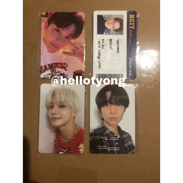 NCT RANDOM PHOTOPACK NCIT JUNGWOO JOHNNY