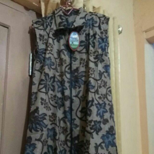 Outer Batik Genes 1 Outer Batik Sogan Motif Bunga Outer Batik Solo Grosir Batik Murah Outer Genes