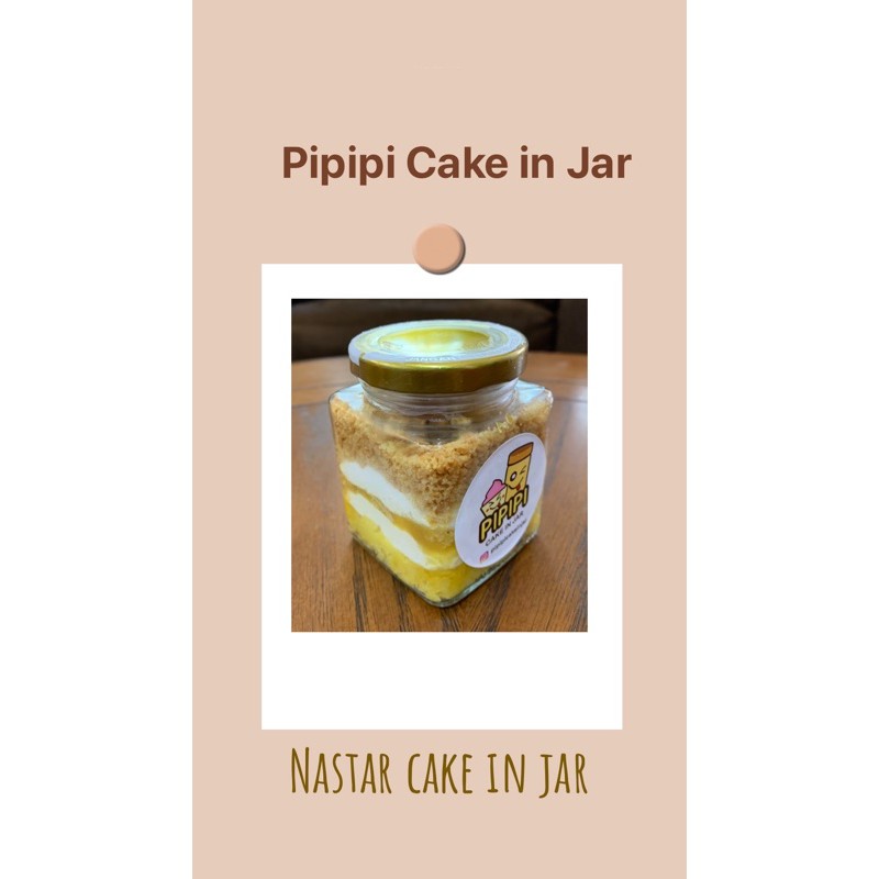 

Nastar Cake in jar
