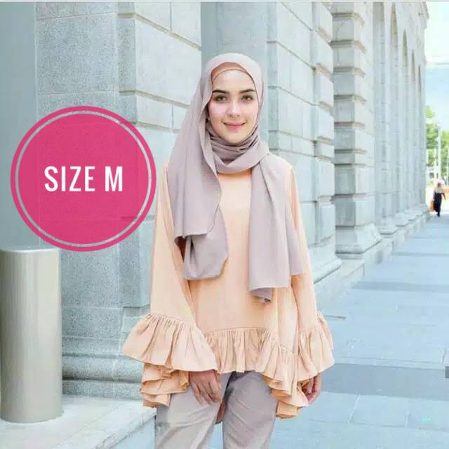 Ruffle Blouse by Vanilla Hijab