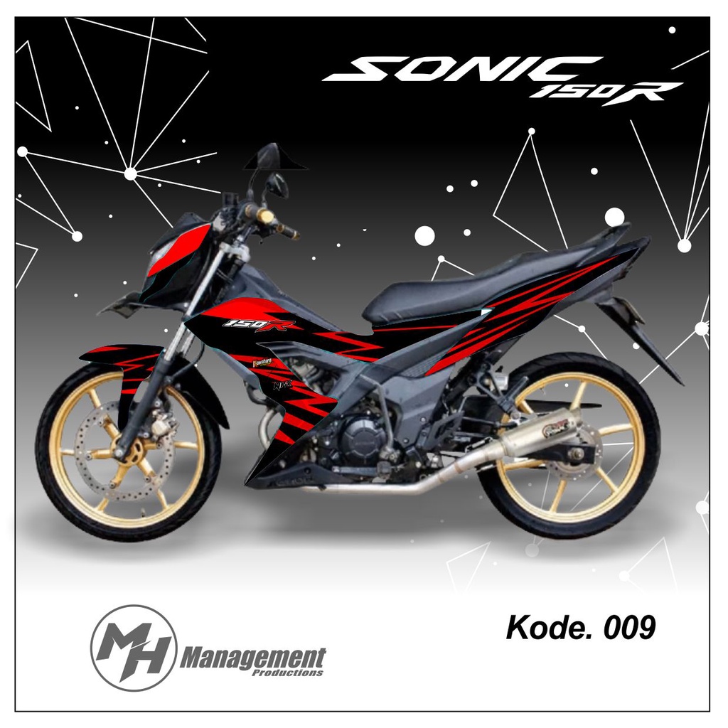 03SONIC DECAL SONIC 150R FULL BODY - VARIASI FULLBODY MOTOR HONDA SONIC 150R (CUSTOM DESAIN) - STRIP