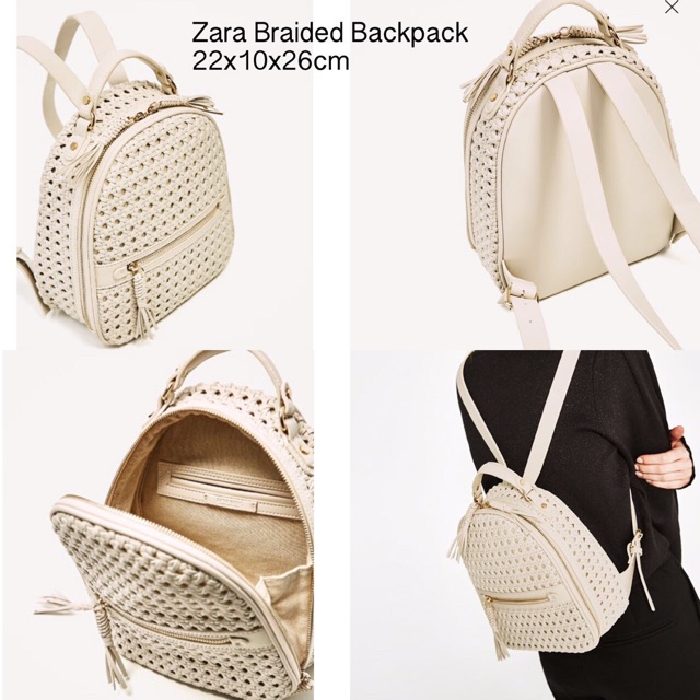 ZARA BRAIDED BACKPACK