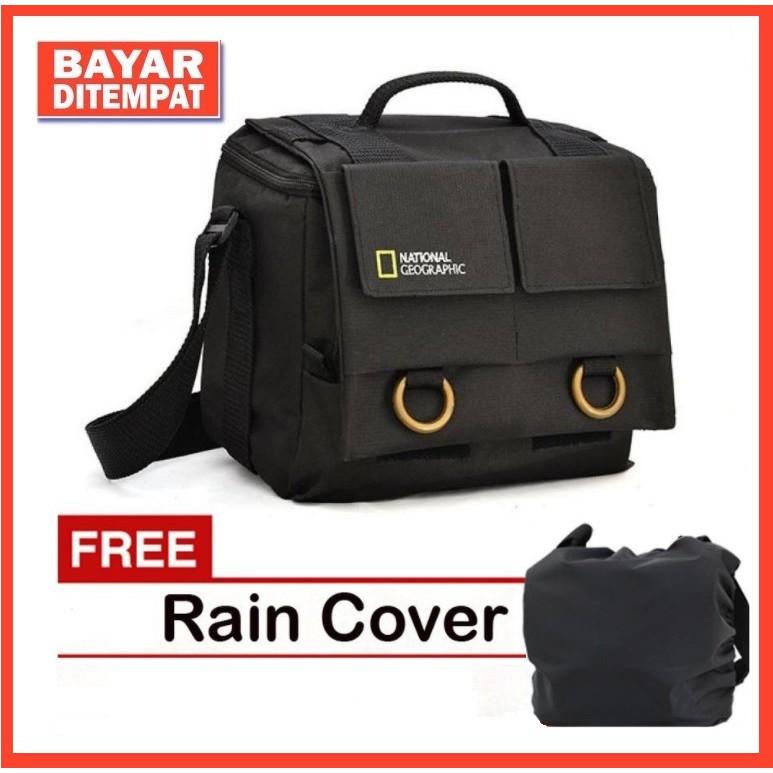 Tas Kamera Mirrorless DSLR Natgeo Hitam
