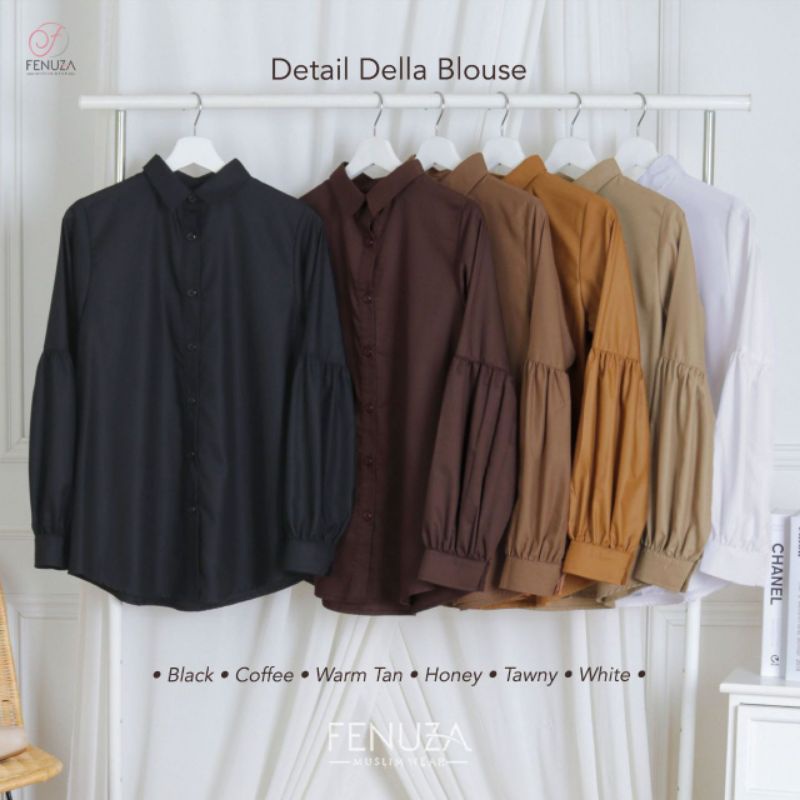 Della blouse by shofwah daily wear | kemeja | tunik