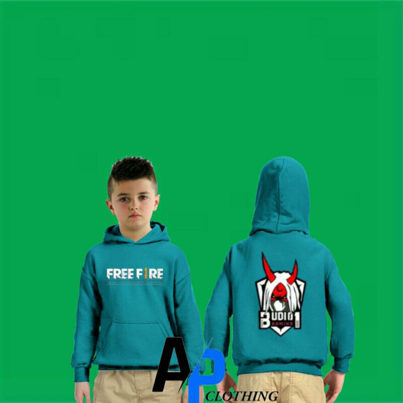 Sweater hoodie anak jaket/FF BUDI01 GAMING GEMES ANAK