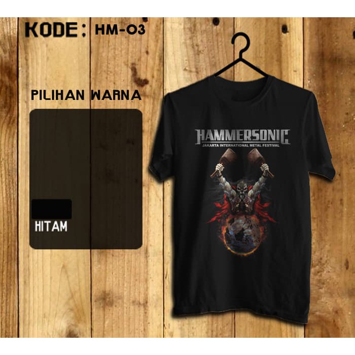 Kaos Hammersonic-HM03 Gildan Original