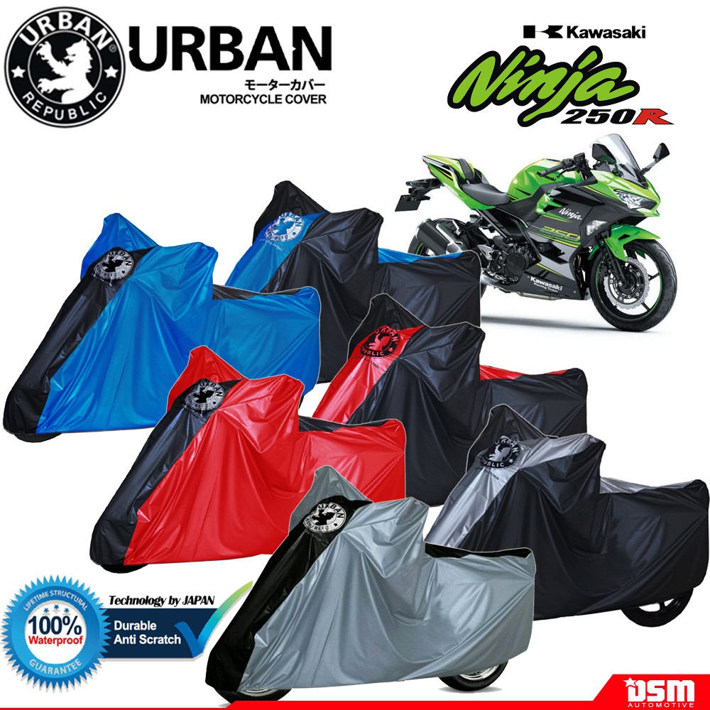 Urban / Cover Motor Kawasaki Ninja 100% Waterproof / Aksesoris Motor Ninja / DSM